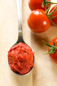 Tomato paste Stock Photos