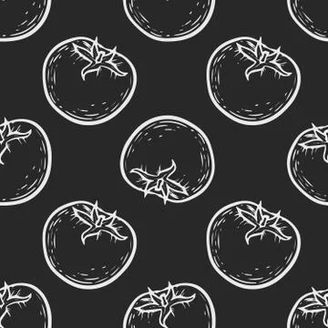 Tomato pattern Stock Illustration