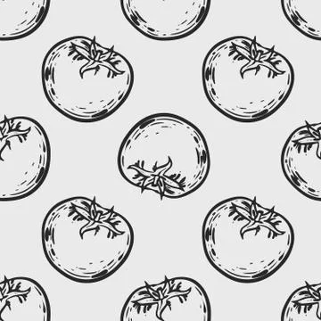 Tomato pattern Stock Illustration