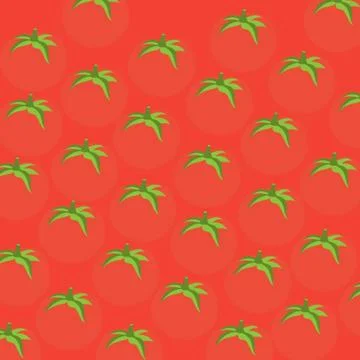 Tomato pattern Stock Illustration