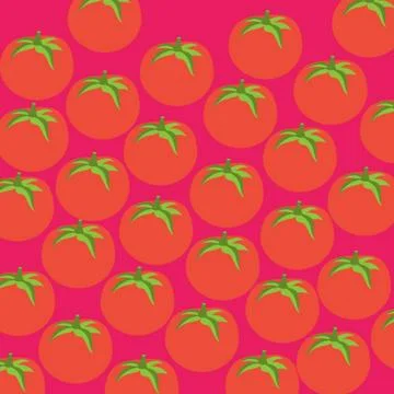 Tomato pattern Stock Illustration