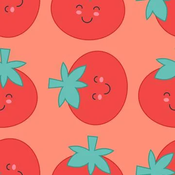 Tomato pattern Stock Illustration