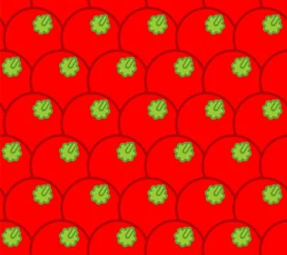 Tomato pattern seamless. Tomatoes background. vegetable texture. Cartoon styl Stock Illustration
