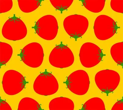 Tomato pattern seamless. Vegetable background. Tomatoes ornament. vector text Illustrazione stock