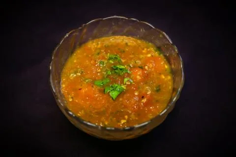 Tomato Pickle Salsa Dip Stock Photos