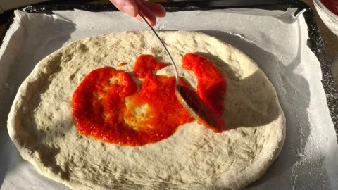 Tomato for pizza Stock Footage 240499264