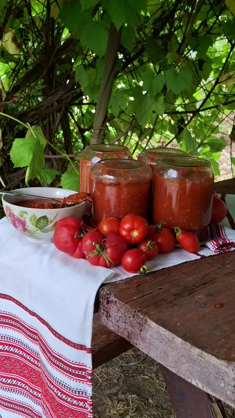 Tomato preparations Stock-Footage 344480158