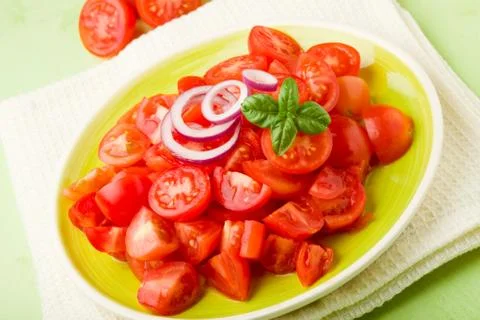 Tomato salad Stock Photos