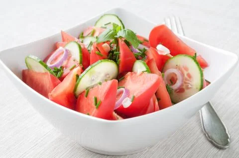 Tomato salad Stock Photos
