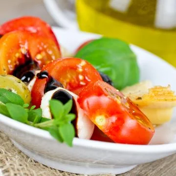Tomato salad Stock Photos