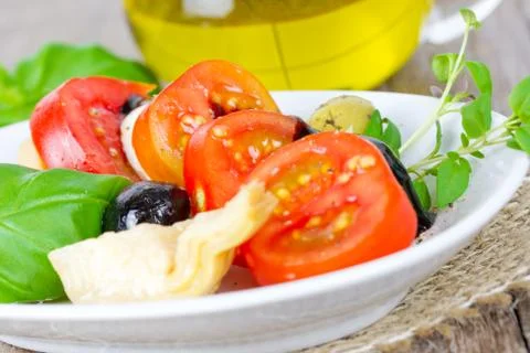 Tomato salad Stock Photos