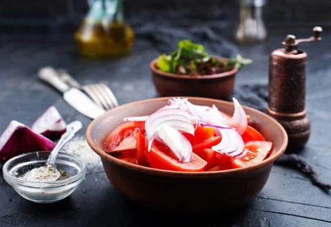 Tomato salad Stock Photos