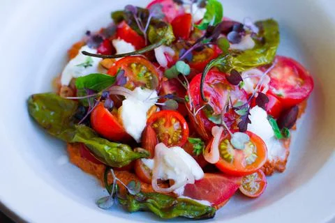 Tomato Salad Stock Photos