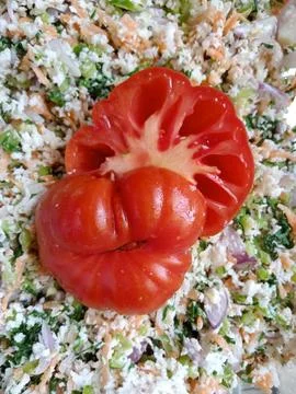 Tomato Sambol Stock Photos