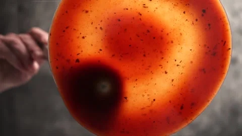 Tomato sauce isolated on a transparent surface Video stock 143937711
