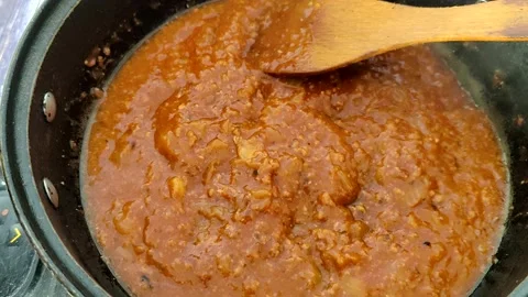 Tomato sauce with meat Stock Footage 227722133