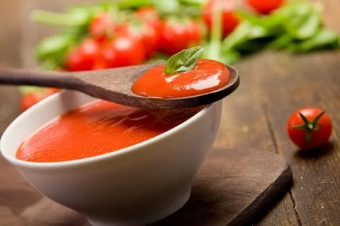 Tomato sauce Stock Photos