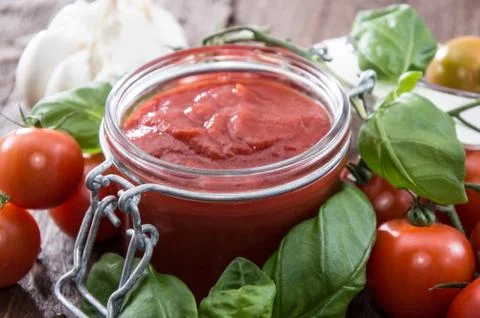 Tomato sauce Stock Photos