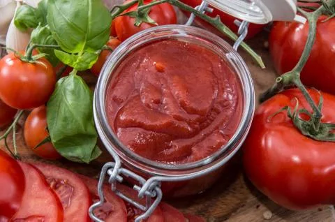 Tomato sauce Stock Photos