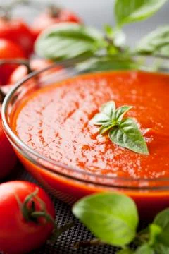 Tomato sauce Stock Photos