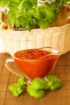 Tomato sauce Stock Photos
