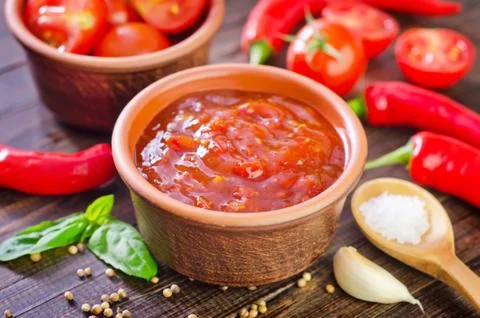 Tomato sauce Stock Photos