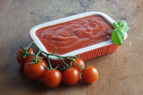 Tomato sauce Stock-Fotos