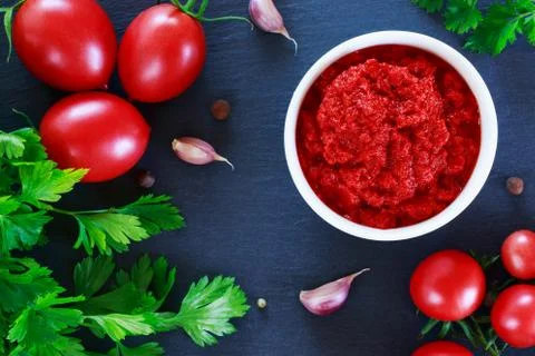 The tomato sauce Stock Photos