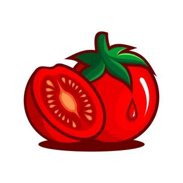 TOMATO SLICE Stock Illustration