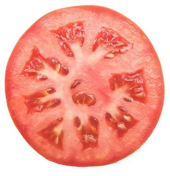  Tomato slice Tomato slice isolated on white background Copyright: xZoonar... Stock Photos