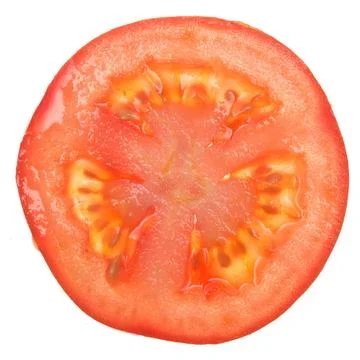 Tomato slice Tomato slice isolated on white background Copyright: xZoonar.... Stock Photos