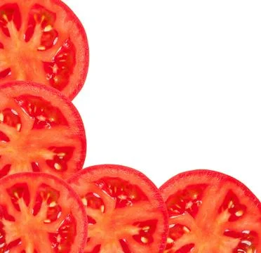 Tomato sliced Stock Photos