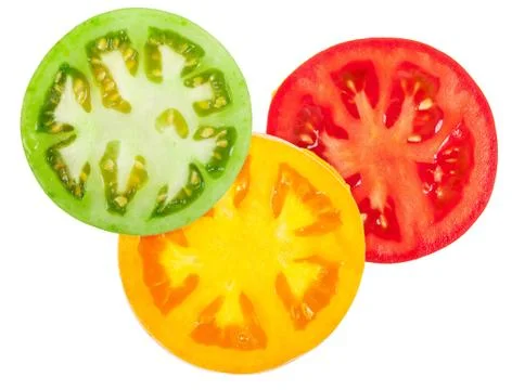 Tomato sliced Stock Photos