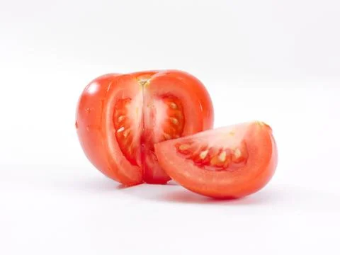 Tomato sliced Stock Photos
