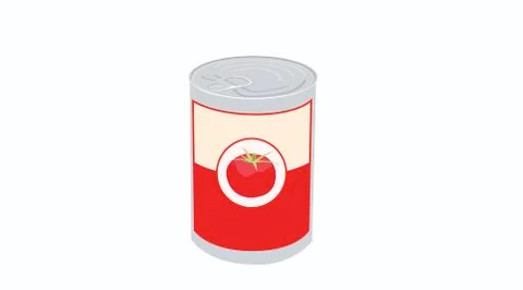 Tomato Soup Can Stock Illustration
