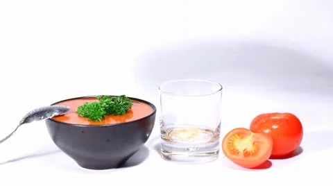 Tomato soup Stock Footage 10769104