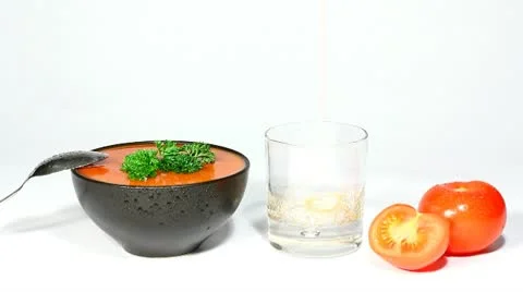 Tomato soup Stock Footage 10769198