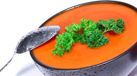 Tomato soup Stock Footage 10769291