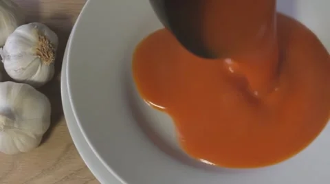Tomato Soup Stock Footage 44161310
