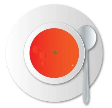 Tomato Soup Stock Illustration