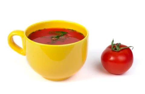 Tomato soup Stock Photos