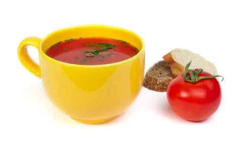 Tomato soup Stock Photos