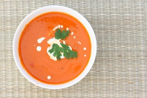 Tomato soup Stock Photos
