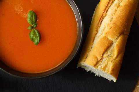 Tomato soup Stock Photos