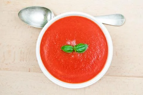 Tomato soup 스톡 사진