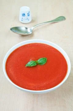 Tomato soup Foto stock
