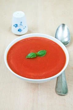 Tomato soup Foto stock