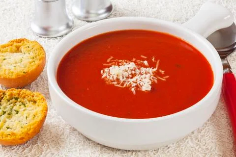 Tomato soup Stock Photos