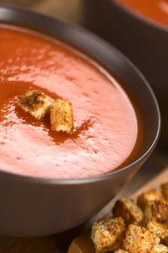 Tomato soup Stock Photos