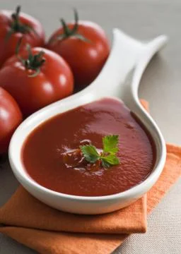 Tomato soup Stock Photos